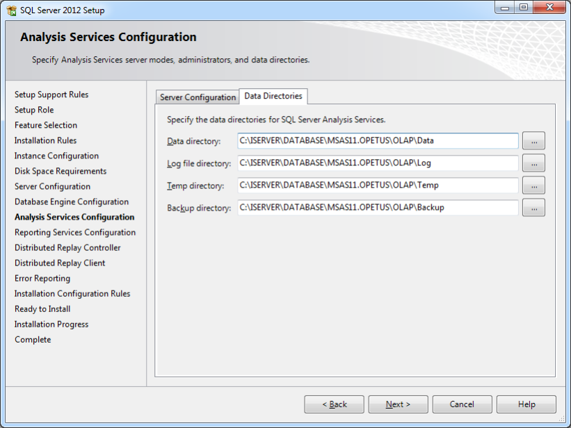Analysis Services Configuration Server