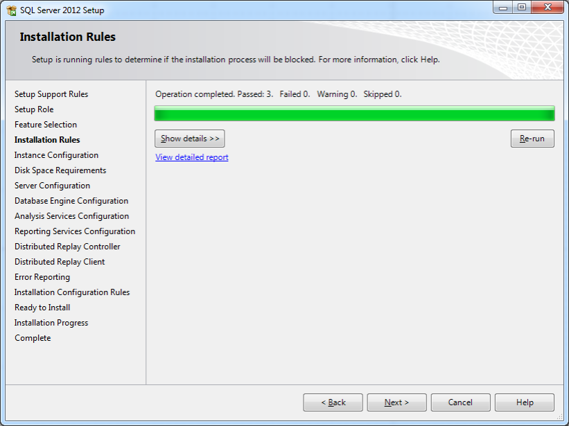 Installation Rules
