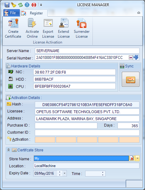 License Manager