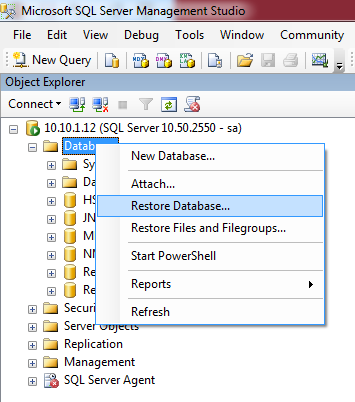 Object Explorer